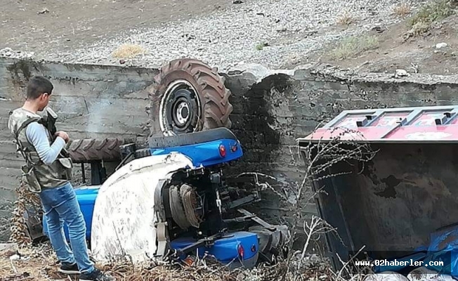 Gerger'de traktör kazası: 1 ölü