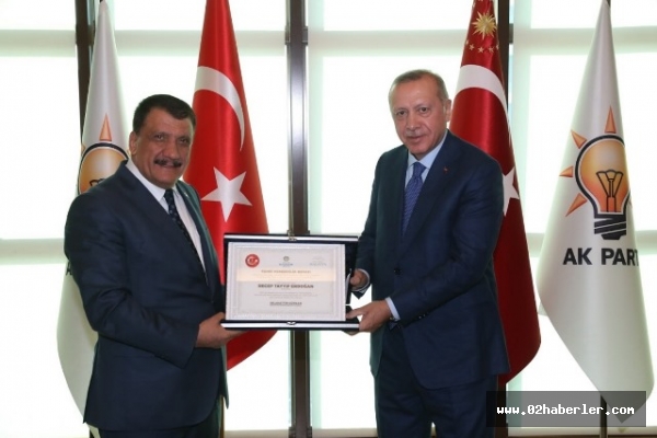 Malatya'dan Cumhurbaşkanı Erdoğan'a 'Fahri Hemşerilik Beratı'