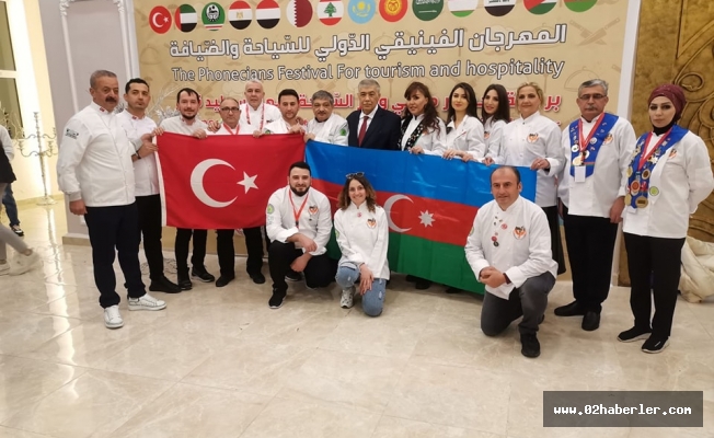 Türk Aşçılar Lübnan’dan 13 Madalya İle Döndü