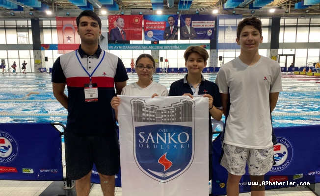 Sanko Okulları Öğrencisi Ali Emre Simitçi Yüzme Milli Takımında